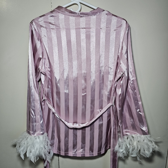 Fancy bougie pajama set with feathers, size M - Picture 6 of 11